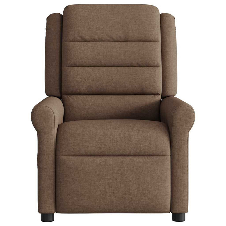 Fauteuil Verstelbaar Stof Bruin 1 Nee