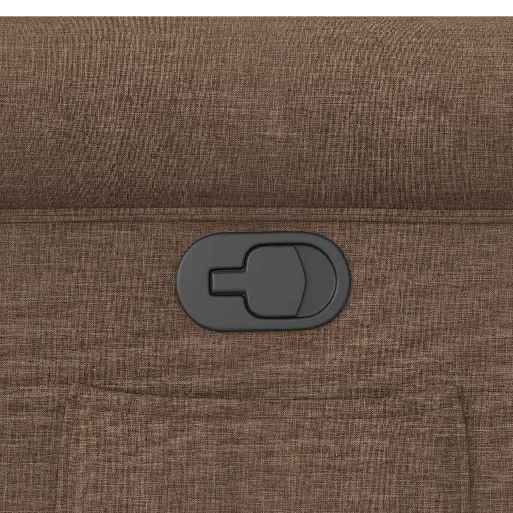 Fauteuil Verstelbaar Stof Bruin 1 Nee