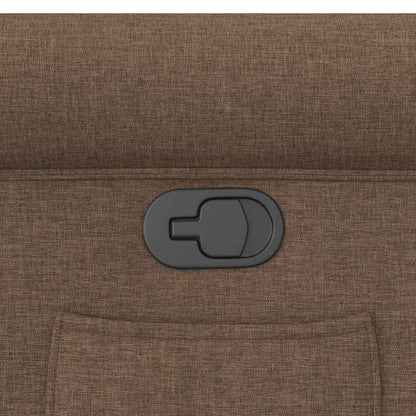 Fauteuil Verstelbaar Stof Bruin 1 Nee