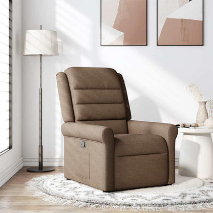 Fauteuil Verstelbaar Stof Bruin 1 Nee