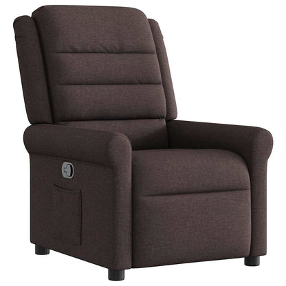 Fauteuil Verstelbaar Stof Donkerbruin 1 Nee