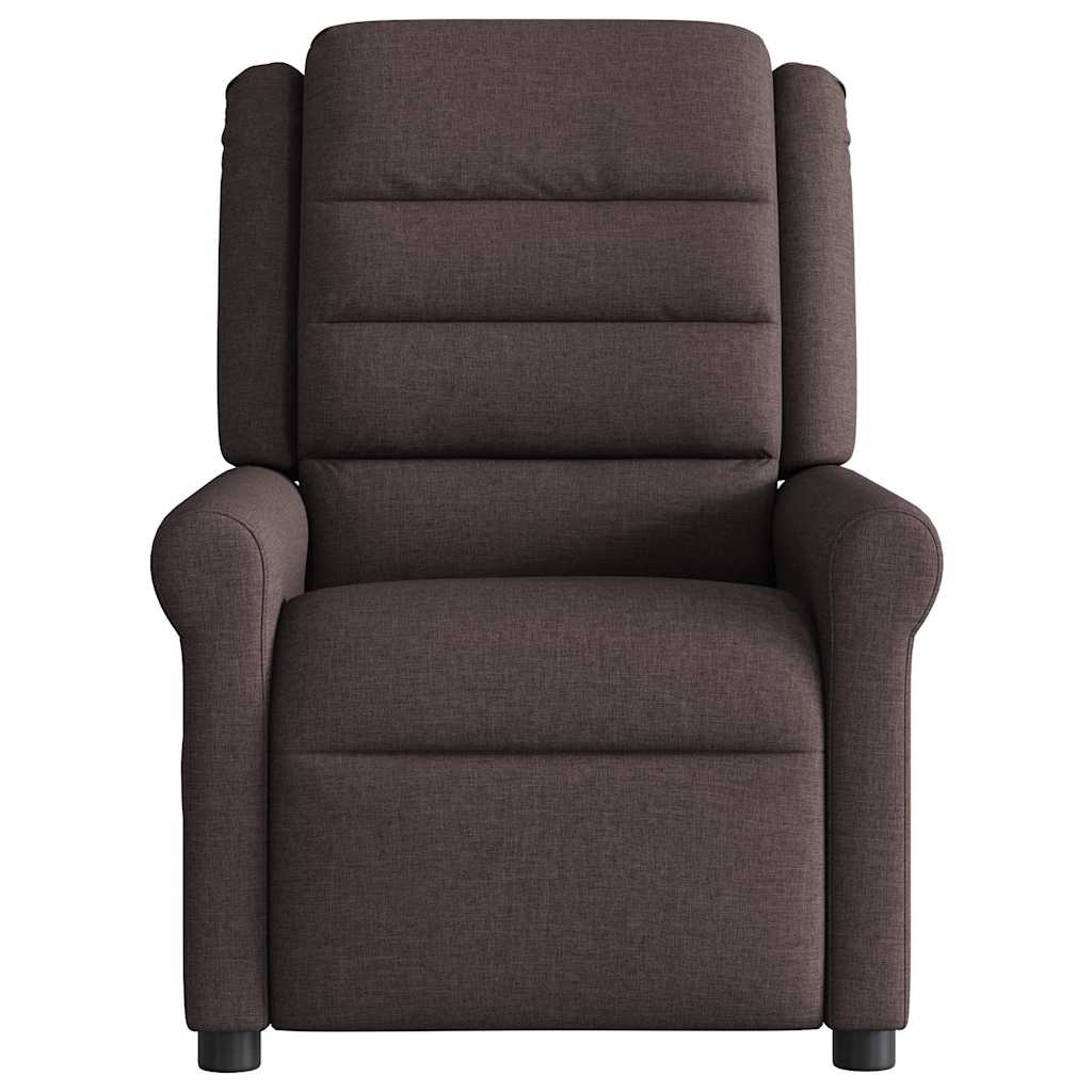 Fauteuil Verstelbaar Stof Donkerbruin 1 Nee