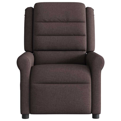 Fauteuil Verstelbaar Stof Donkerbruin 1 Nee