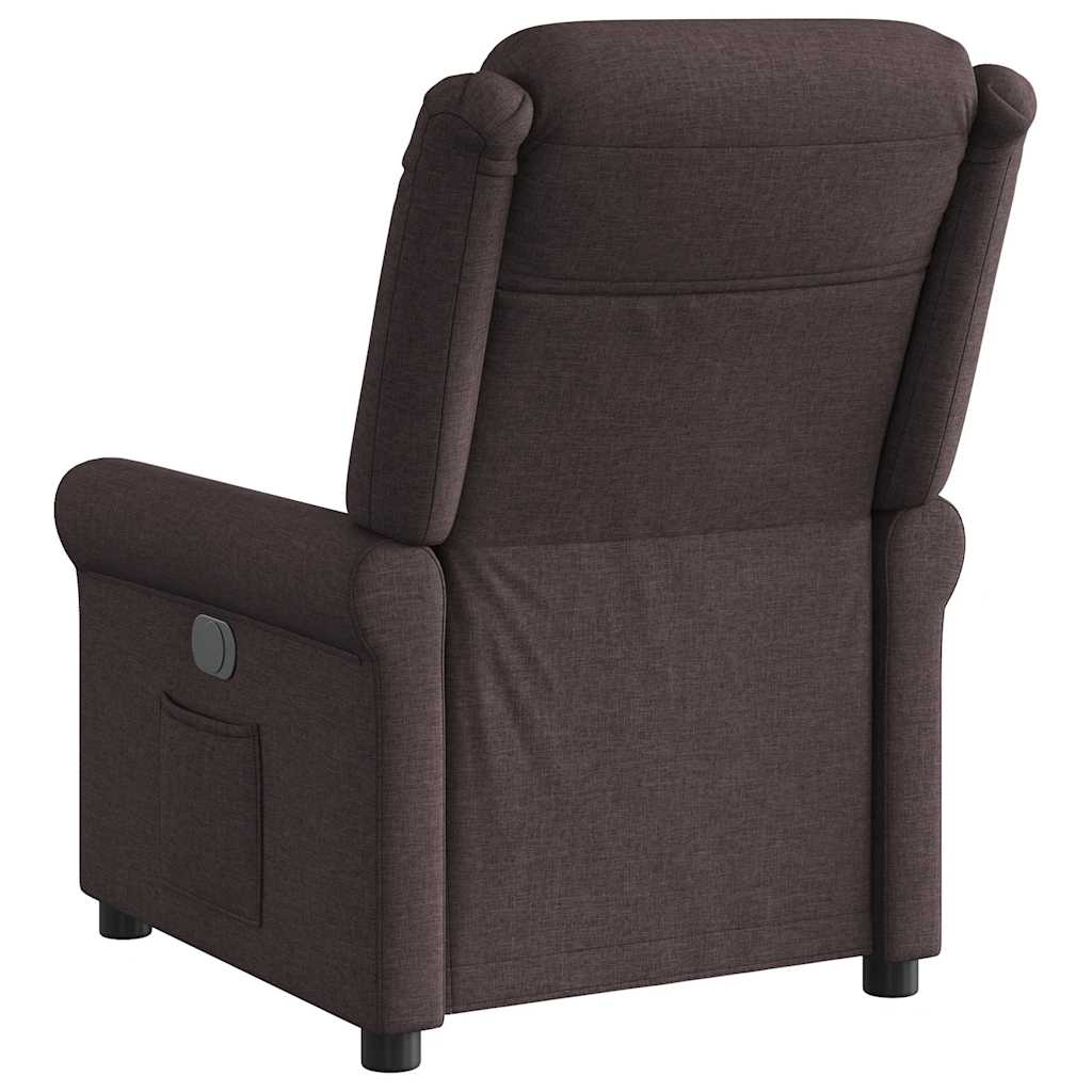 Fauteuil Verstelbaar Stof Donkerbruin 1 Nee