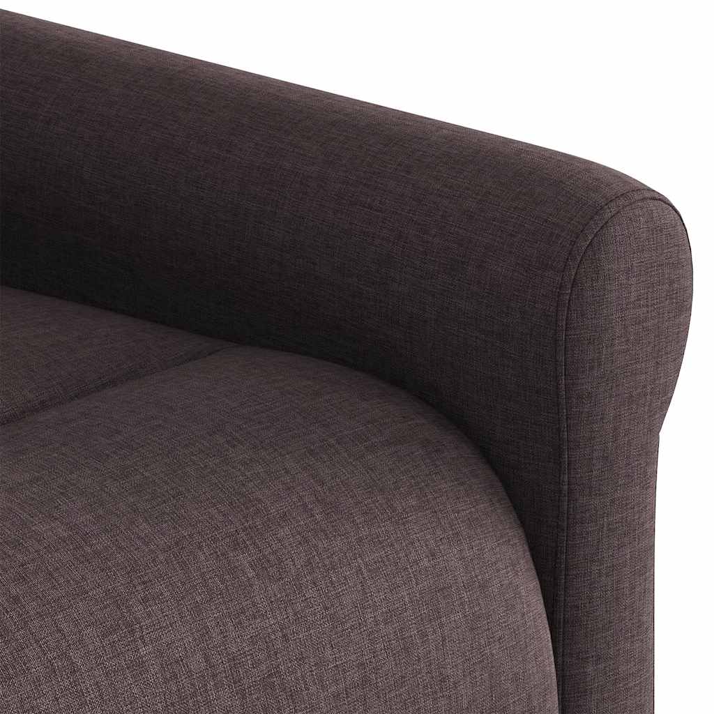 Fauteuil Verstelbaar Stof Donkerbruin 1 Nee