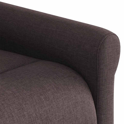 Fauteuil Verstelbaar Stof Donkerbruin 1 Nee
