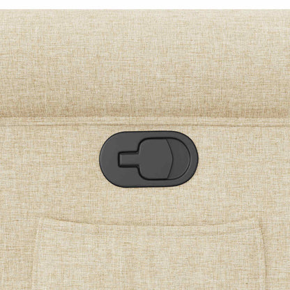 Fauteuil Verstelbaar Stof Kleurig Crème 1 Nee