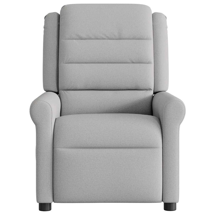 Fauteuil verstelbaar stof wolk grijs