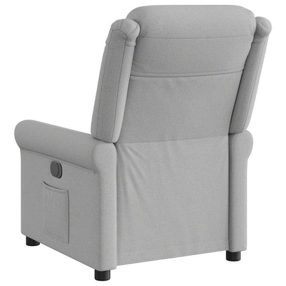 Fauteuil verstelbaar stof wolk grijs
