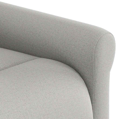 Fauteuil verstelbaar stof wolk grijs