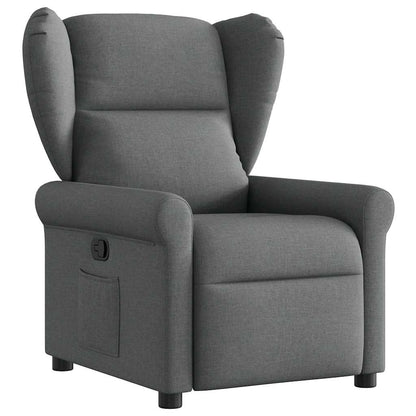 Fauteuil verstelbaar stof donkergrijs