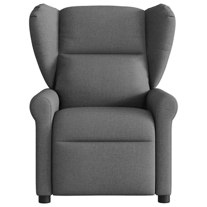 Fauteuil verstelbaar stof donkergrijs