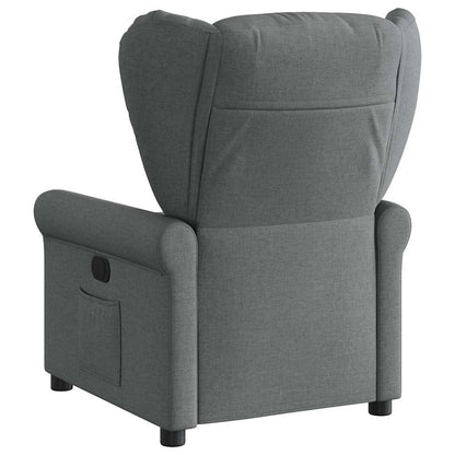Fauteuil verstelbaar stof donkergrijs