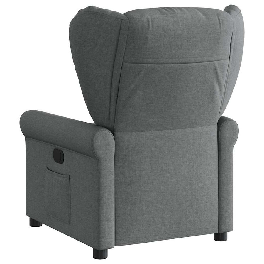 Fauteuil verstelbaar stof donkergrijs