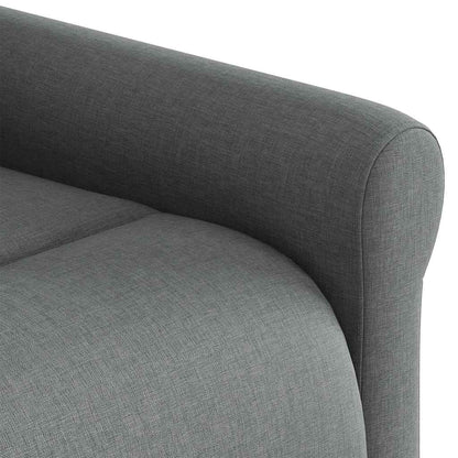 Fauteuil verstelbaar stof donkergrijs