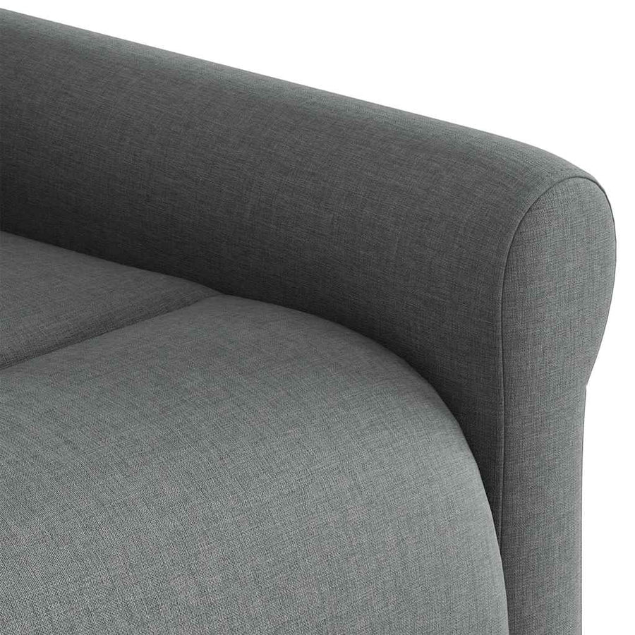 Fauteuil verstelbaar stof donkergrijs