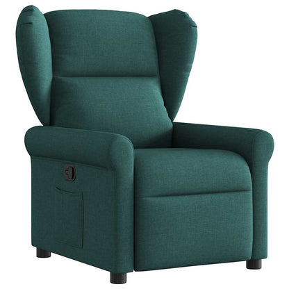 Fauteuil Verstelbaar Stof Donkergroen 1 Nee