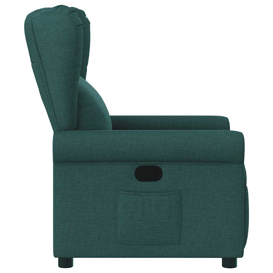 Fauteuil Verstelbaar Stof Donkergroen 1 Nee