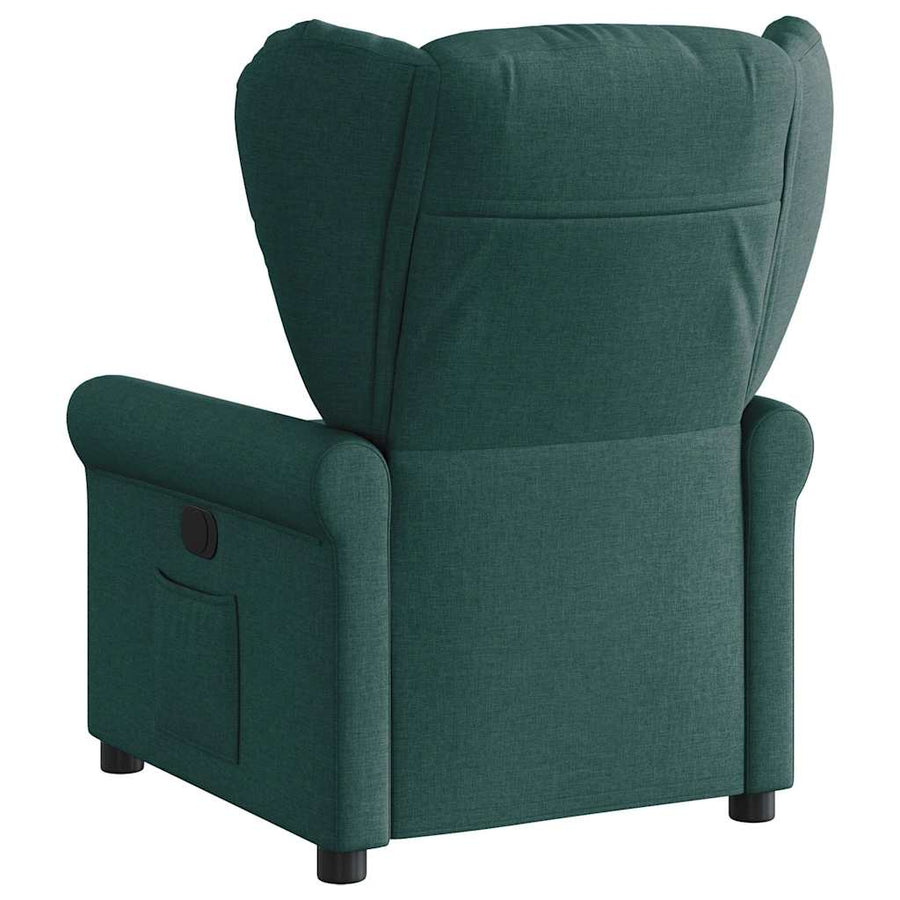 Fauteuil Verstelbaar Stof Donkergroen 1 Nee