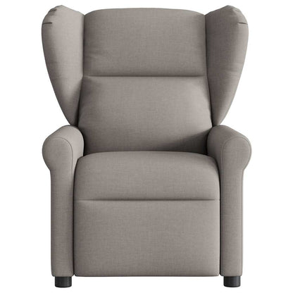 Massagestoel verstelbaar stof taupe