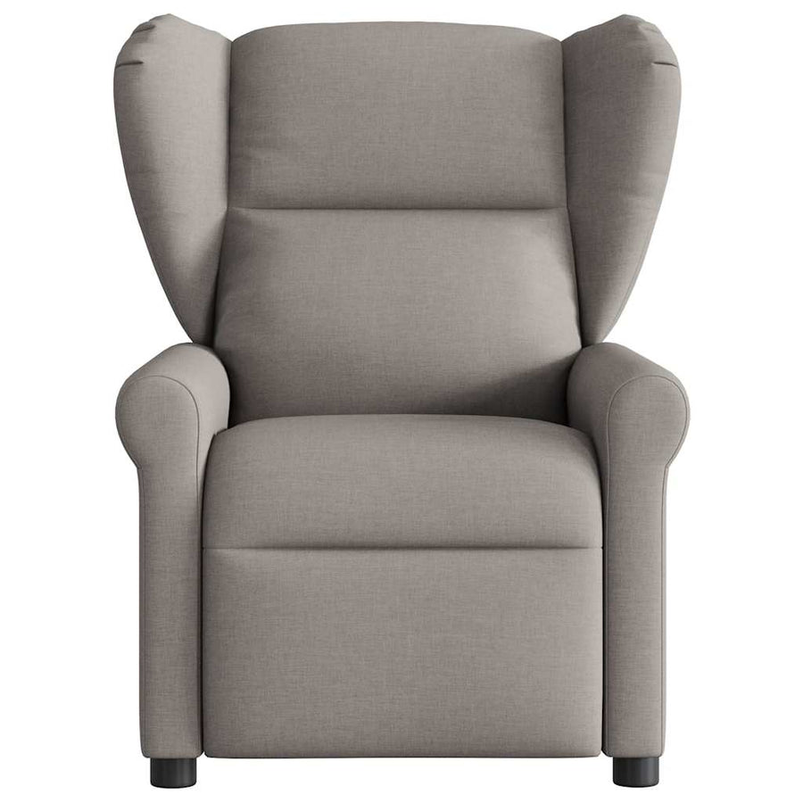 Massagestoel verstelbaar stof taupe