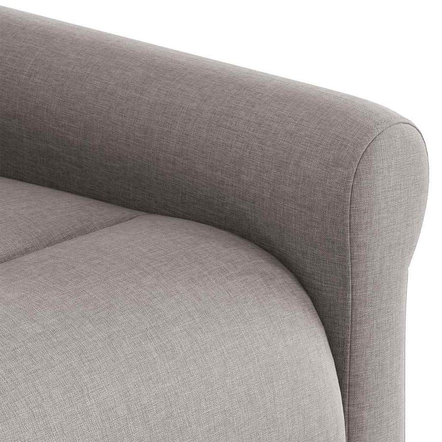 Massagestoel verstelbaar stof taupe