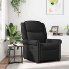 Fauteuil verstelbaar kunstleer bruin
