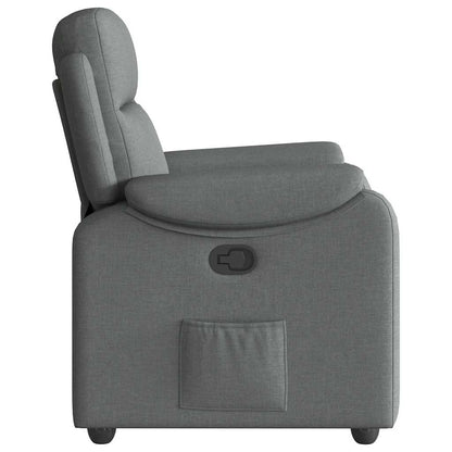 Fauteuil verstelbaar stof donkergrijs