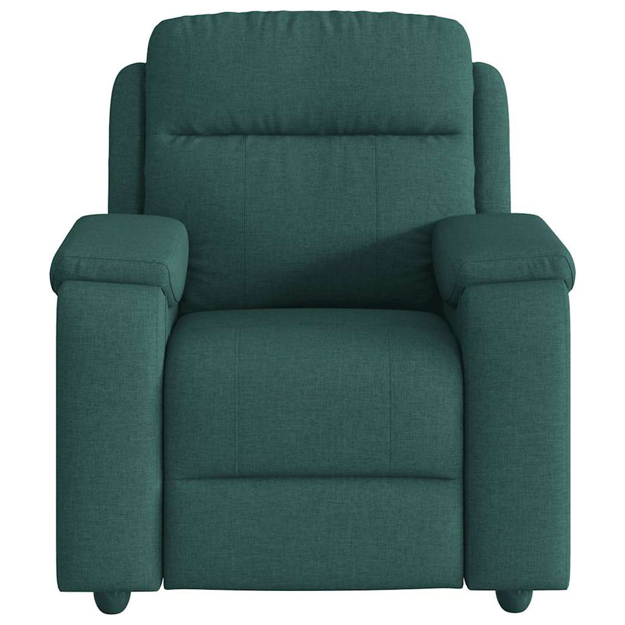 Fauteuil verstelbaar stof donkergroen