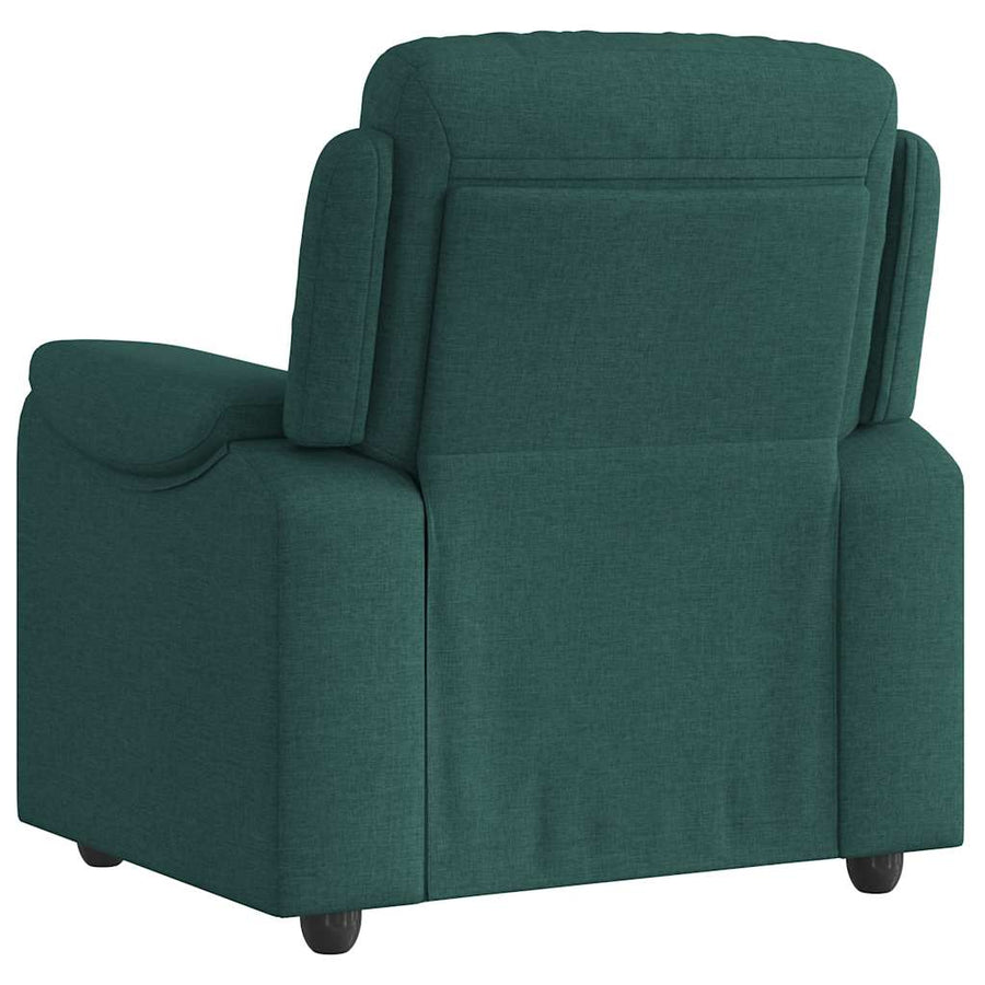Fauteuil verstelbaar stof donkergroen