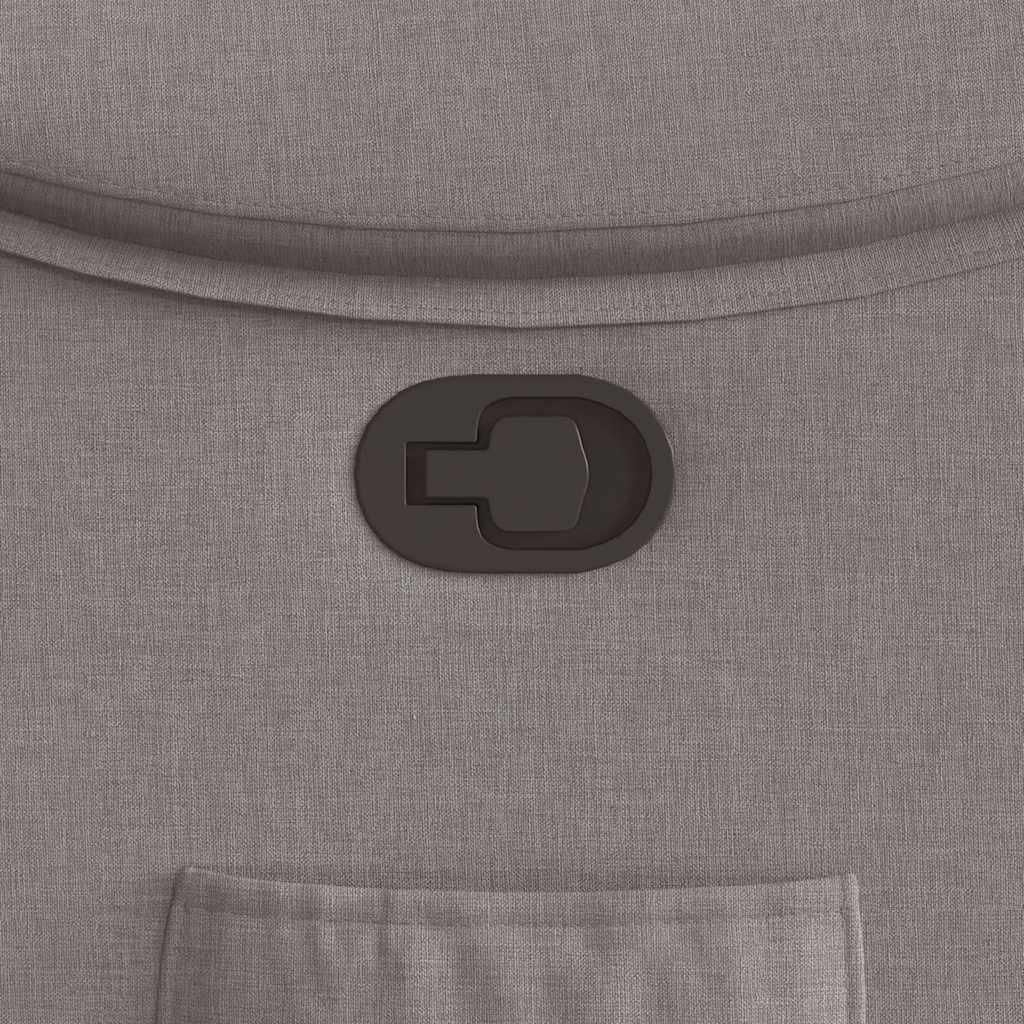 Fauteuil verstelbaar stof taupe