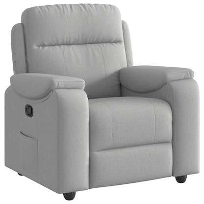 Fauteuil verstelbaar stof wolk grijs