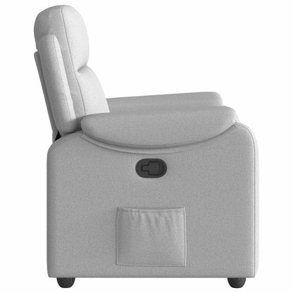 Fauteuil verstelbaar stof wolk grijs