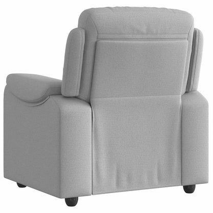 Fauteuil verstelbaar stof wolk grijs