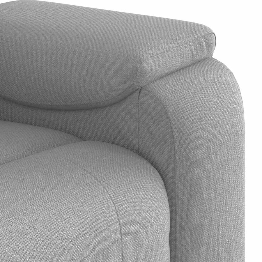 Fauteuil verstelbaar stof wolk grijs