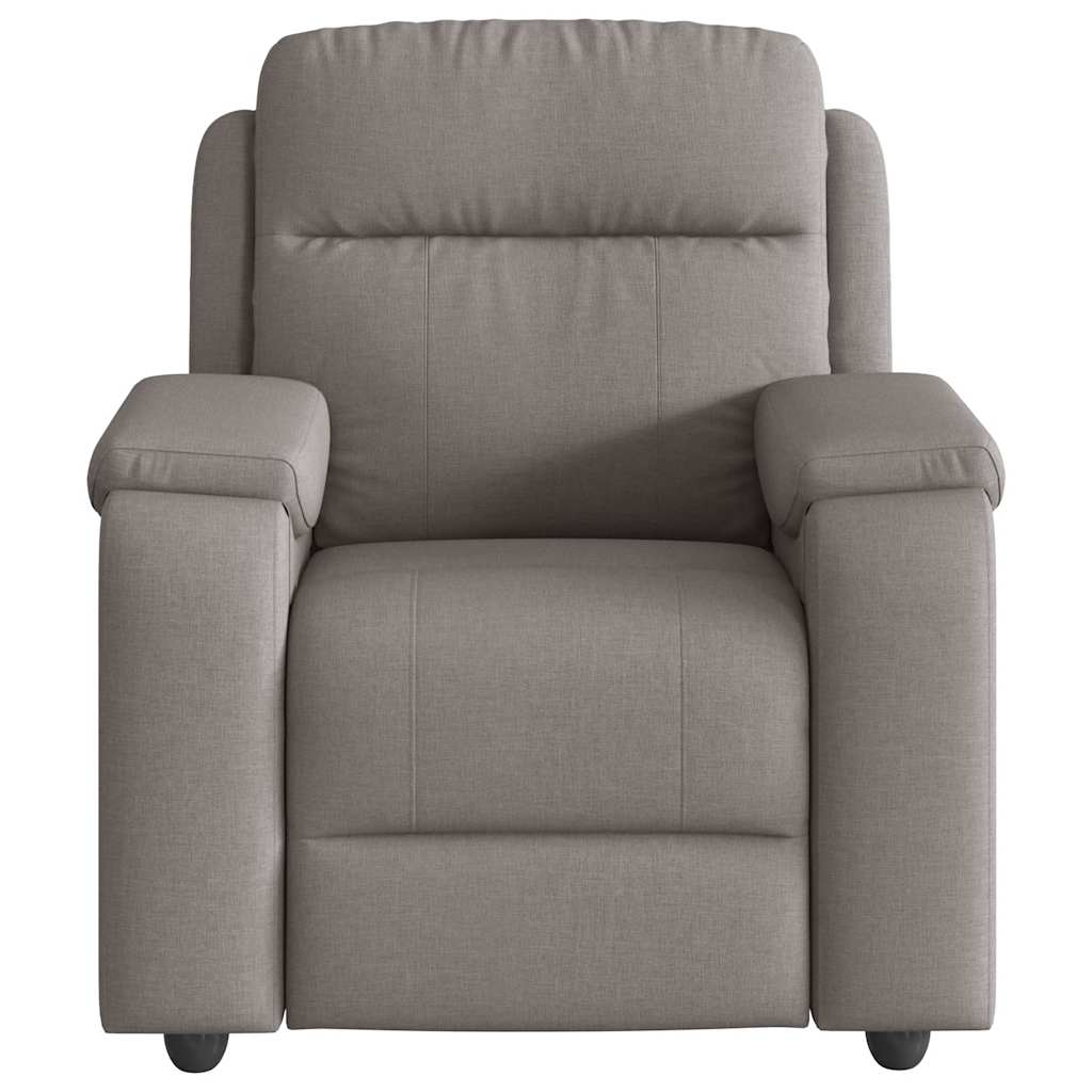 Massagestoel verstelbaar stof taupe