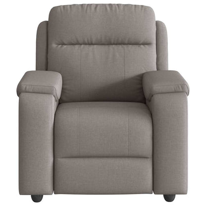 Massagestoel verstelbaar stof taupe