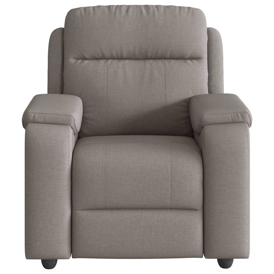 Massagestoel verstelbaar stof taupe