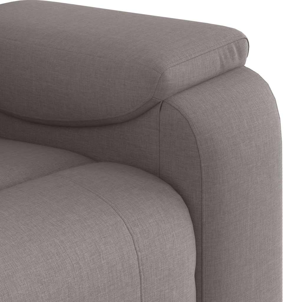 Massagestoel verstelbaar stof taupe