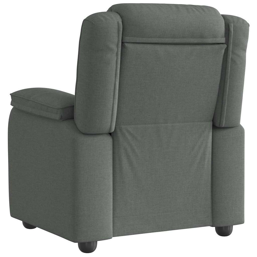 Fauteuil verstelbaar stof donkergrijs