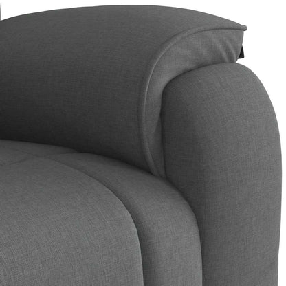 Fauteuil verstelbaar stof donkergrijs