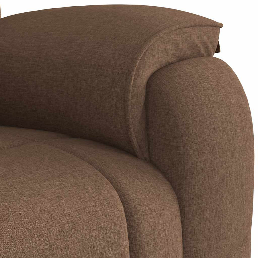 Fauteuil Verstelbaar Stof Bruin 1 Nee