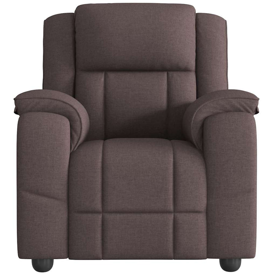 Fauteuil Verstelbaar Stof Donkerbruin 1 Nee