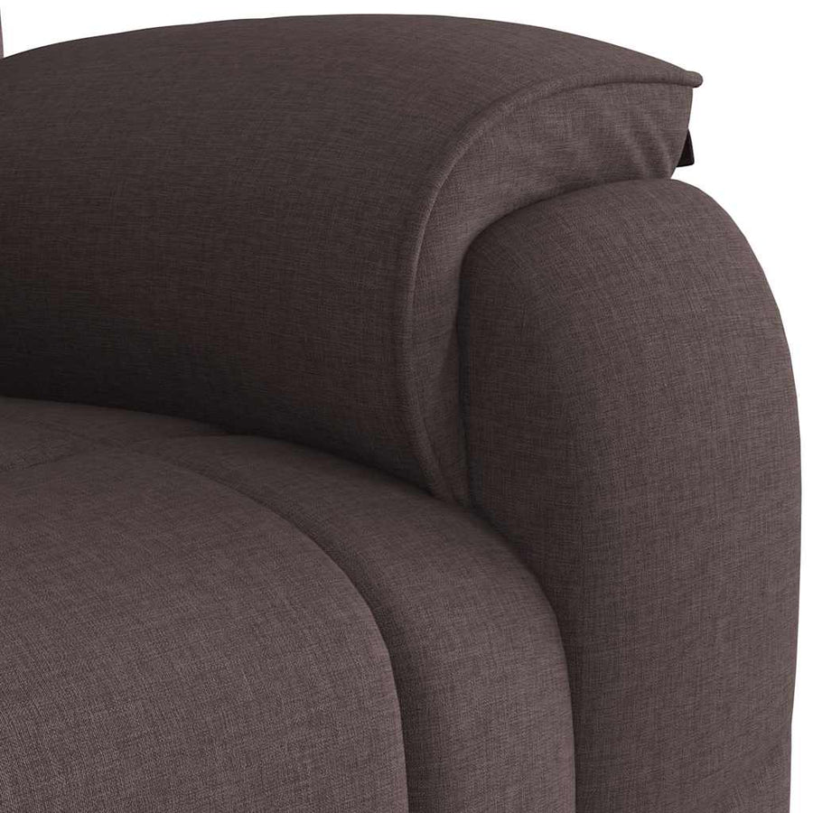 Fauteuil Verstelbaar Stof Donkerbruin 1 Nee
