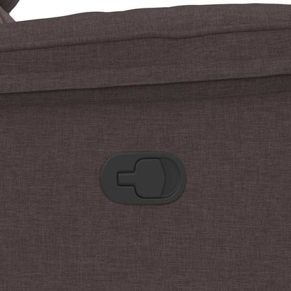 Fauteuil Verstelbaar Stof Donkerbruin 1 Nee