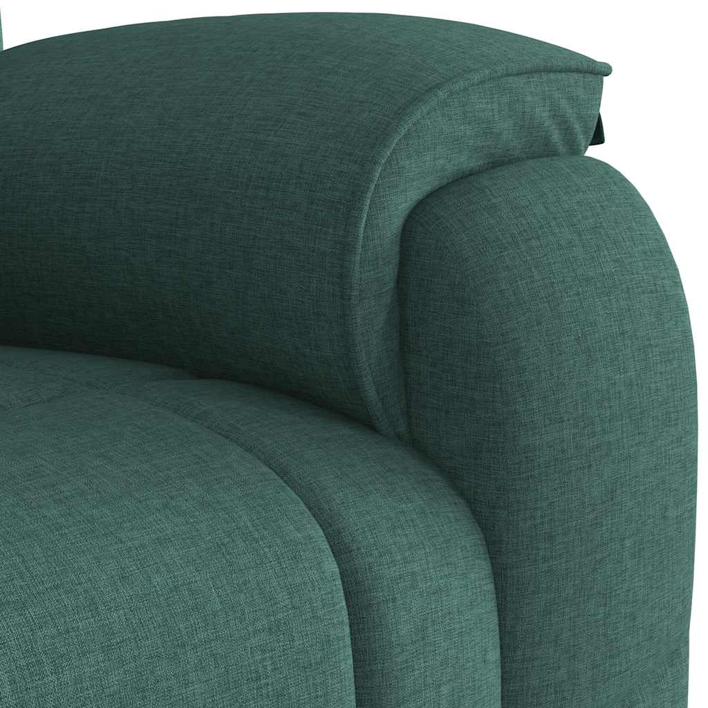 Fauteuil Verstelbaar Stof Donkergroen 1 Nee