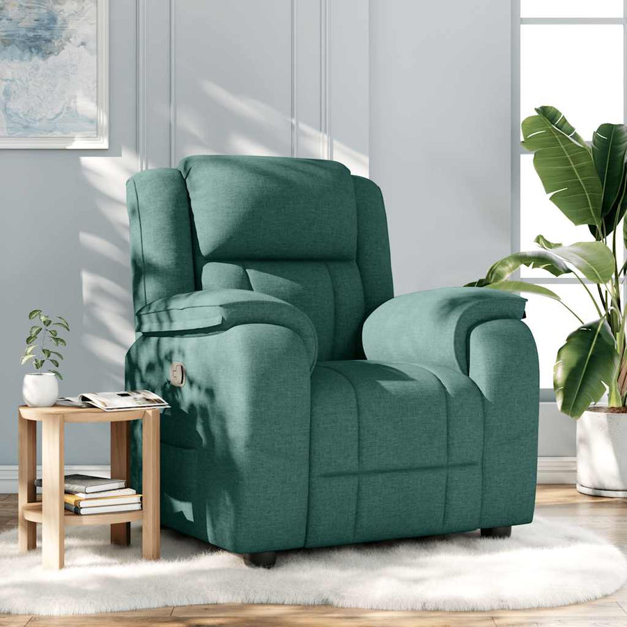 Fauteuil Verstelbaar Stof Donkergroen 1 Nee