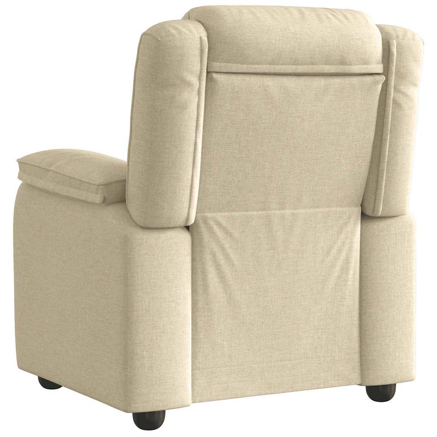 Fauteuil Verstelbaar Stof Kleurig Crème 1 Nee