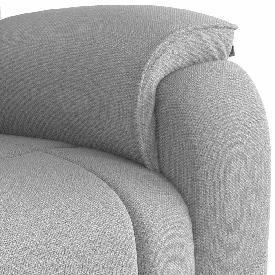 Fauteuil verstelbaar stof wolk grijs