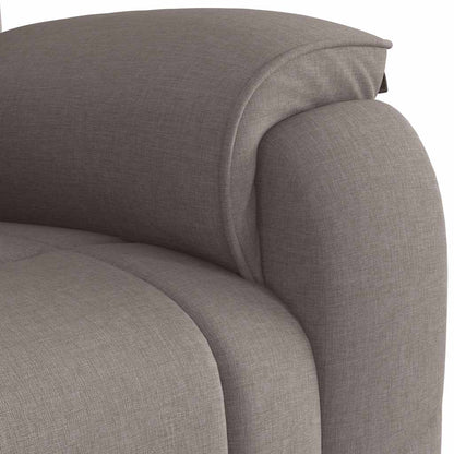 Massagestoel verstelbaar stof taupe